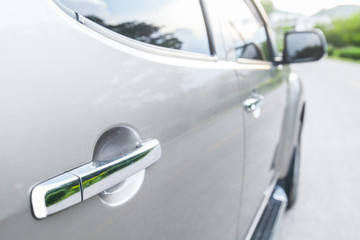 Car door closeup