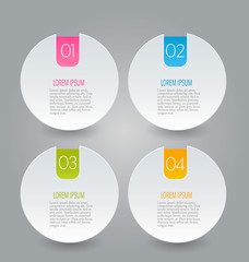 Infographics template for design, banners, brochures, flyers. 