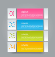 Infographics template for design, banners, brochures, flyers. 