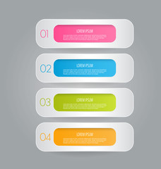 Infographics template for design, banners, brochures, flyers. 