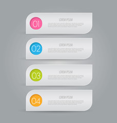 Infographics template for design, banners, brochures, flyers. 