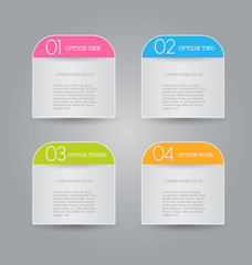 Infographics template for design, banners, brochures, flyers. 