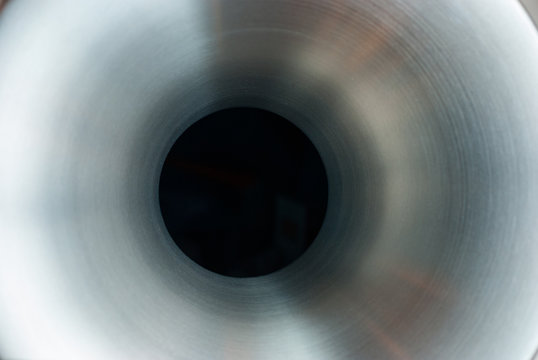 Metal tube abstract background
