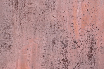 metal rusty surface with peeling  paint