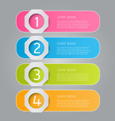 Infographics template for design, banners, brochures, flyers. 