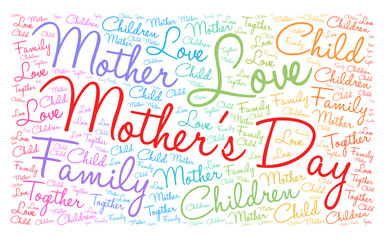 Mother's Day word cloud