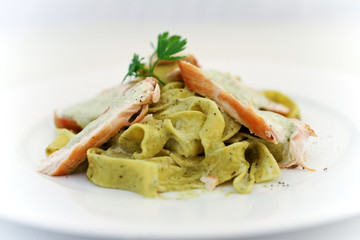 Tagliatelle with veal