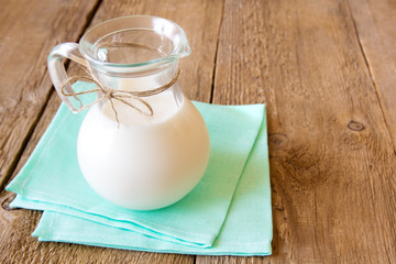 Milk in jug