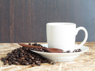 Coffee with filter effect retro vintage style