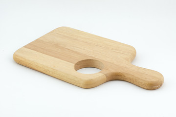 chopping block isolated on white background