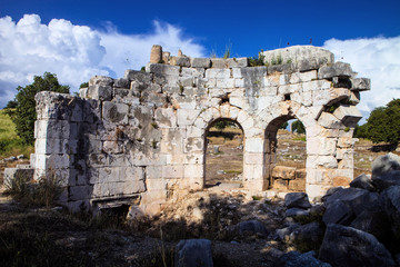 ruined castle,Castabala, Turkey