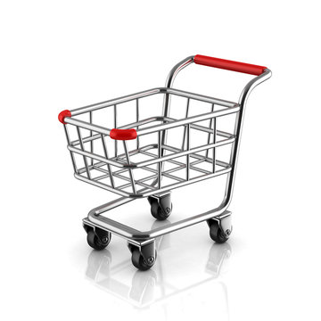 shopping cart 3d icon 