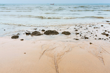 sea wave and sand beach, Thailand