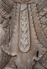 Cambodia wood carving art