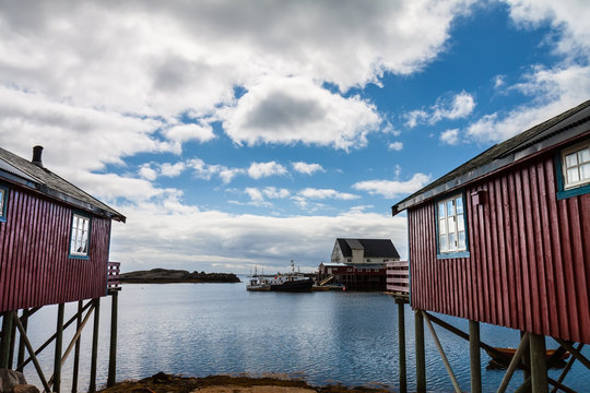 Daytime in A village, Lofoten Islands, Norway