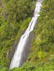 Fototapeta premium cascade du voile de la mariée, Salazie, Réunion