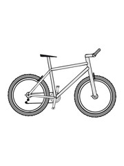 Fototapeta na wymiar Bicycle mountain bike