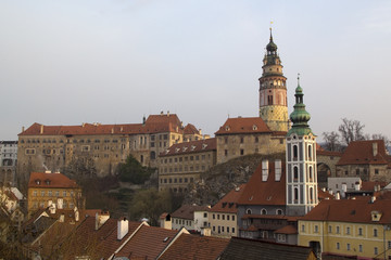Obraz premium Historical Center of Cesky Krumlov , Czech Republic (Unesco Worl