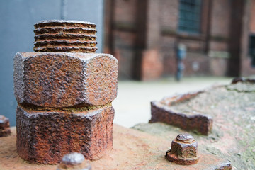 Rusty screw background