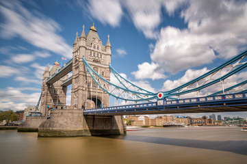 Fototapeta na wymiar Tower Bridge and river Thames in London