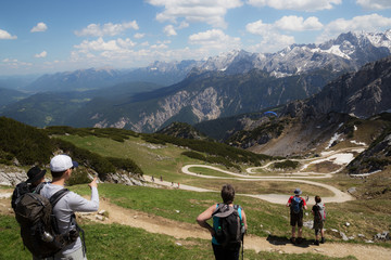 Wanderung in den Alpen