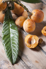 Mature and flavorful Loquats