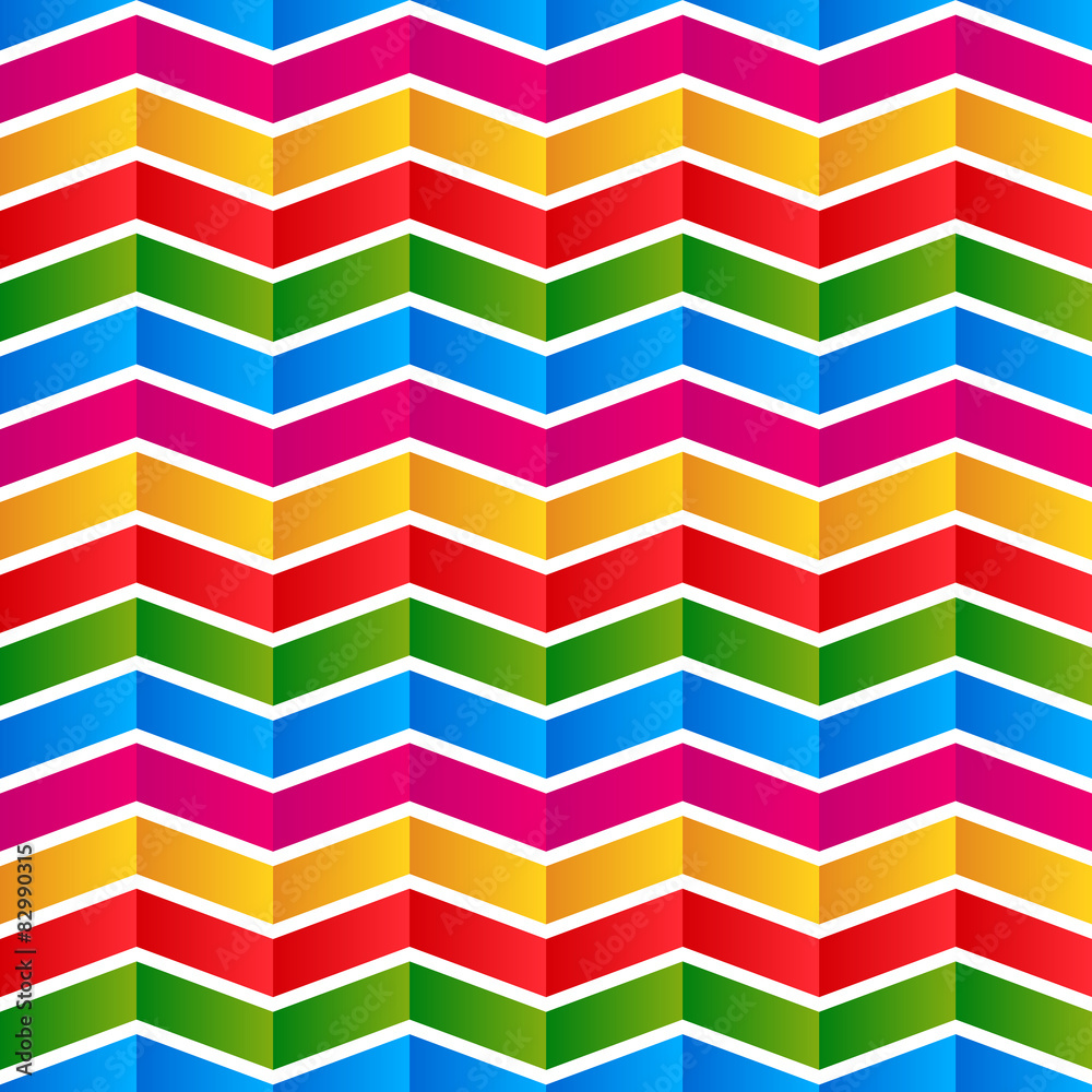 Aufkleber colorful chevron background, pattern. seamlessly repeatable. vec