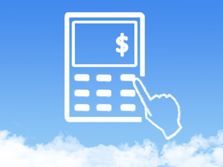 calculator cloud shape