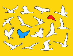 Set Birds.Vector