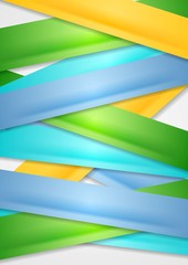 Colorful stripes abstract vector background