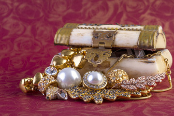 Gold Jewelry Concept