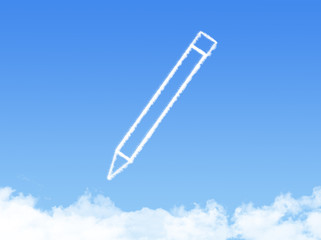 pencil cloud shape