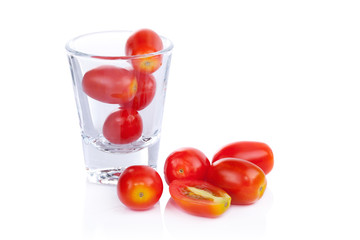 tomato isolated on the white background