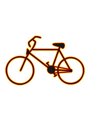 Fototapeta premium Bicycle art