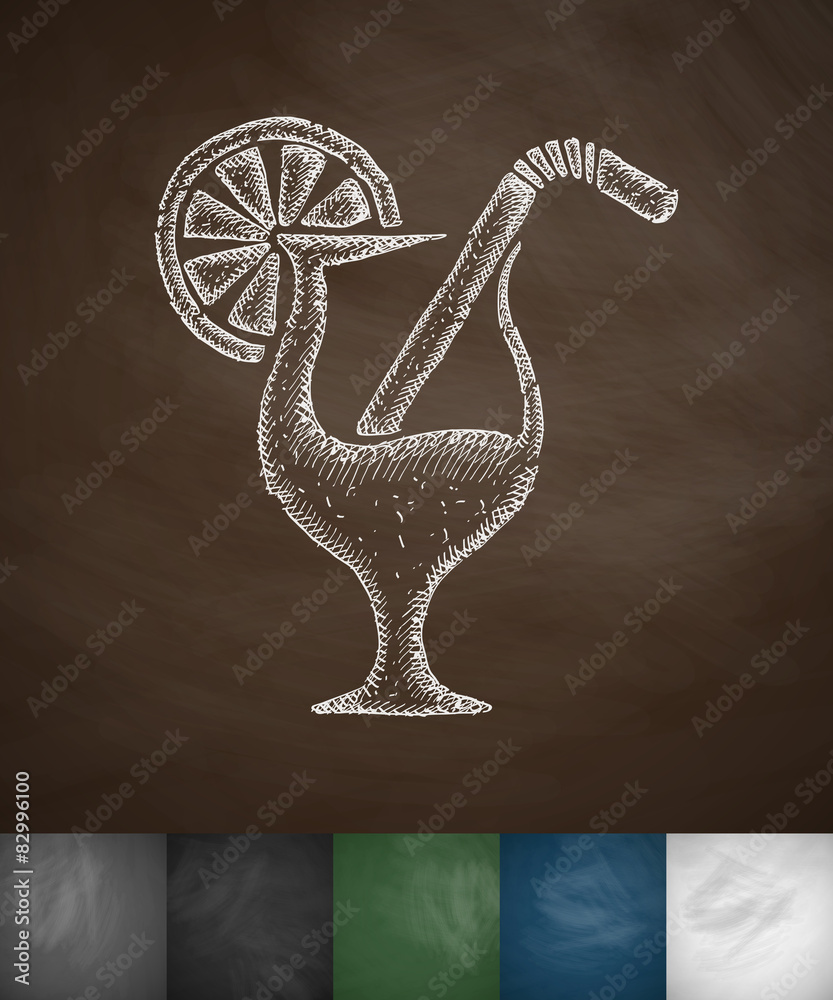 Canvas Prints cocktail icon