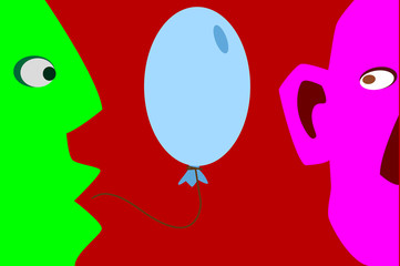 communication between two friends