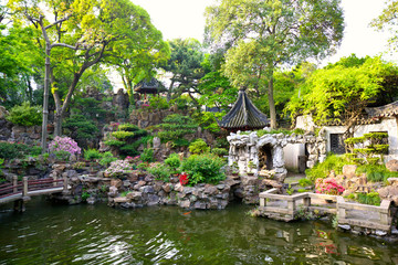 Obraz premium Yu Yuan Gardens, Shanghai, China