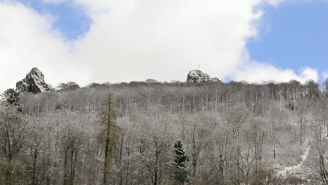 Sauerl&auml;nder Berge - Bruchhausener Steine im Winter