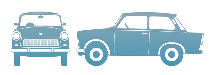 Naklejka premium DDR Autos