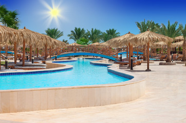 swimming pool at resort