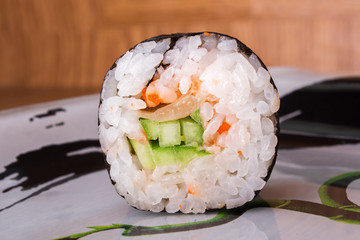 Salmon and caviar rolls