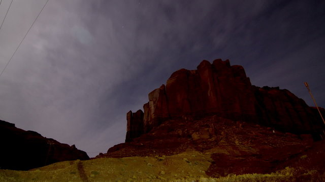 Utah's Monument Valley Astro Mountain Time-lapse