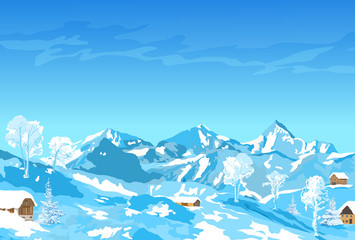 Fototapeta premium Alps mountains