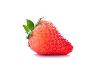 Strawberry on white background