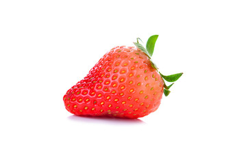 Strawberry on white background