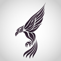 Naklejka premium Eagle vector logo