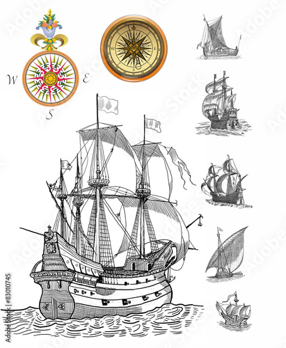 "Old pirate map icons" Stock photo and royalty-free images on Fotolia