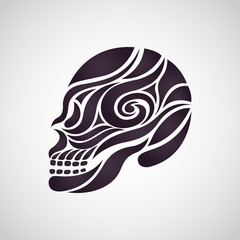 skull tattoo vector