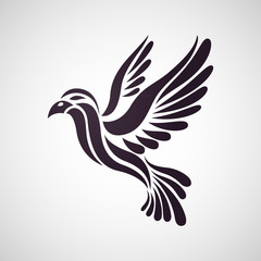 Bird logo vector