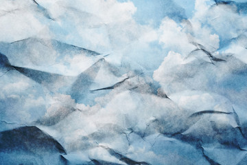 The Abstract between soft and strong emotion mix together